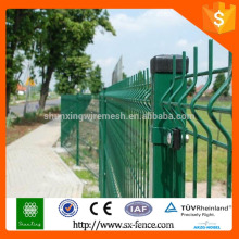 PVC coated Welded Wire Mesh Fence Panels with curves